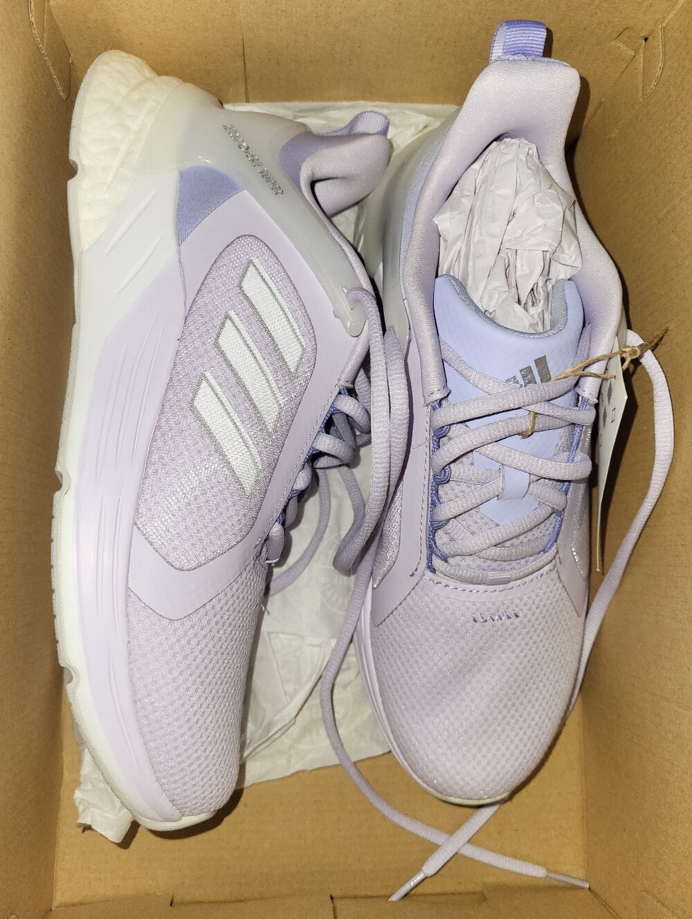 Adidas Response Super 2.0 Running Shoes GZ5536 - Light Purple, Size 8